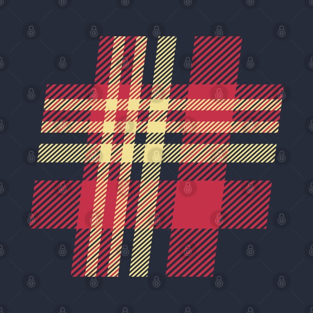 Plaid Hashtag by yanmos