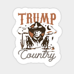 Trump Country, Trump 2024, Make America Great Again Magnet