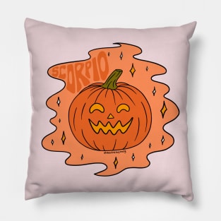 Scorpio Jack O Lantern Pillow