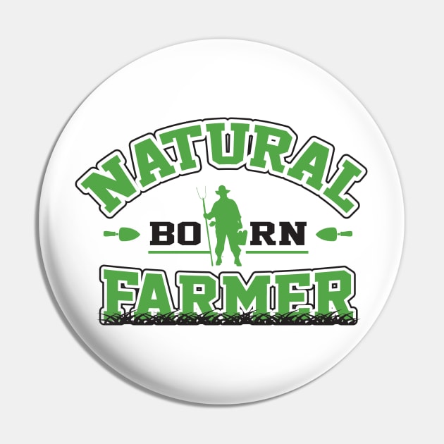 Natural Born Farmer Pin by nektarinchen