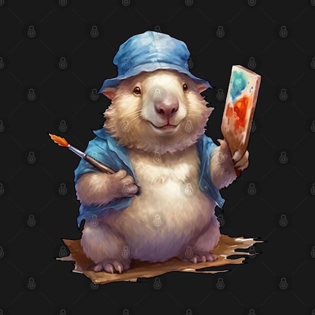 Wombat Painter! by TheWombatsDen