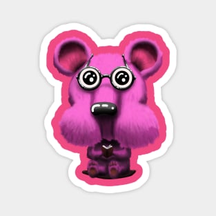 Pink smart animal Magnet