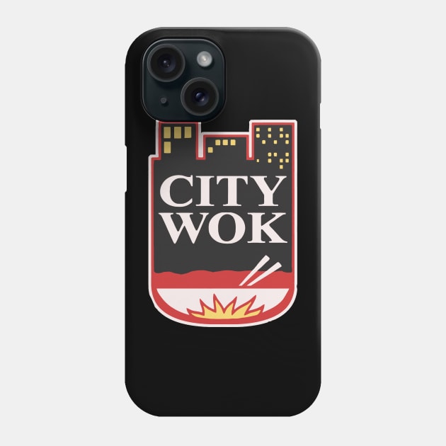 City Wok Phone Case by Clobberbox