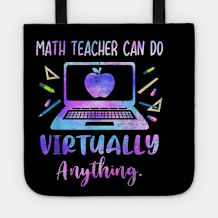 Math Teacher Can Do Virtually Anything Costume Teaching Tote