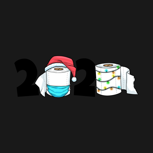 Funny Xmas Quarantine 2020 Toilet Paper Christmas by bigD