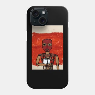 Luka - African Puppet NFT: Explore the Artistry of Luka with Painted Eyes on TeePublic Phone Case