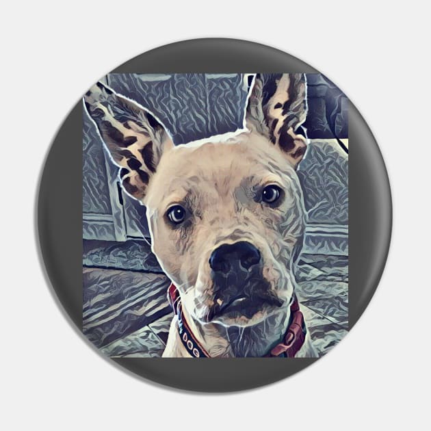 Zero The Pitbull Pin by DAPFpod