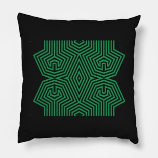 African Geometric Tribal Pattern Pillow