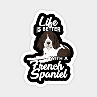 French Spaniel Dog Lover Gift Magnet