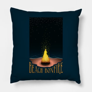 Beach Bonfire Pillow