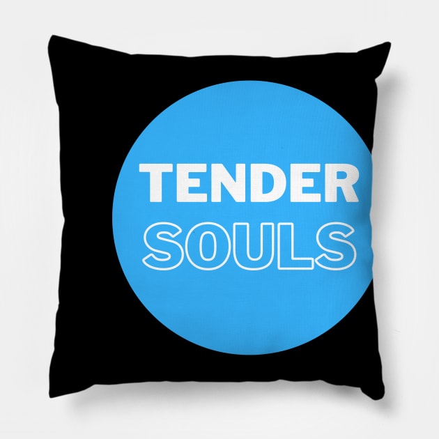 Tender Souls - Blue Pillow by prime.tech