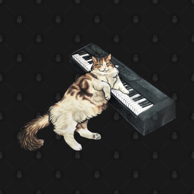 Musical Cat by GnarlyBones