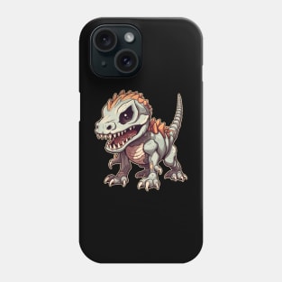 Horrific Chibi T-Rex Isometric Dinosaur Phone Case