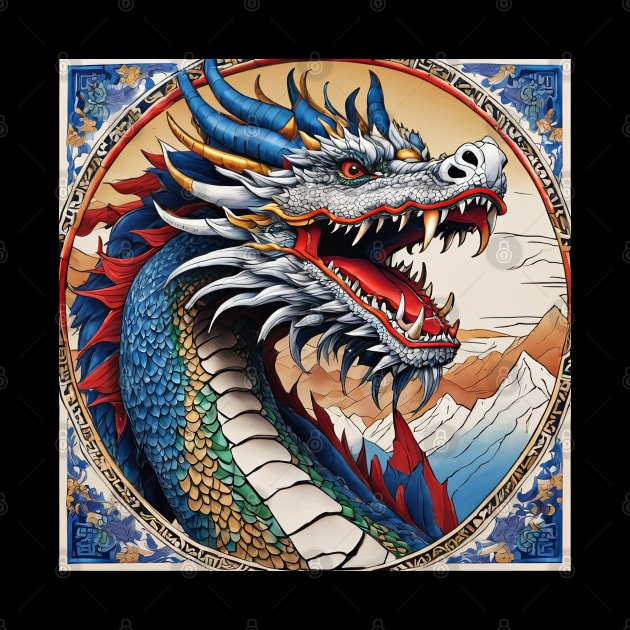 blue dragon by TrvlAstral