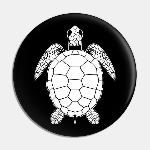 sea turtle Pin by ElectricPeacock