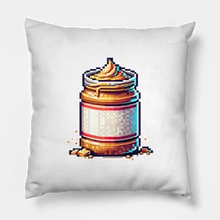 Peanut Butter Sandwich Toast Kawaii Breakfast Yummy Vintage Retro Pillow