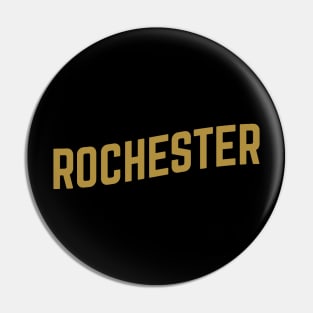 Rochester City Typography Pin