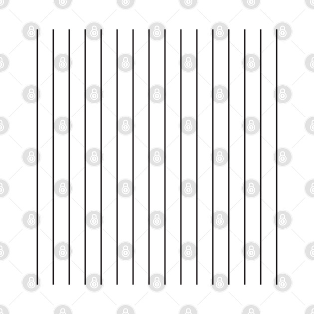 Vertical black stripes pattern by kallyfactory