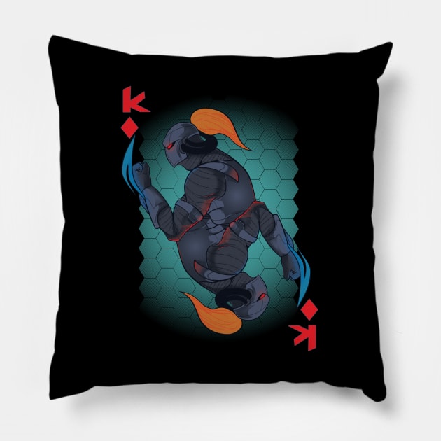 Killer King Pillow by EleganceLiberty