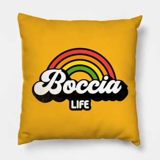 Groovy Rainbow Boccia Life Pillow