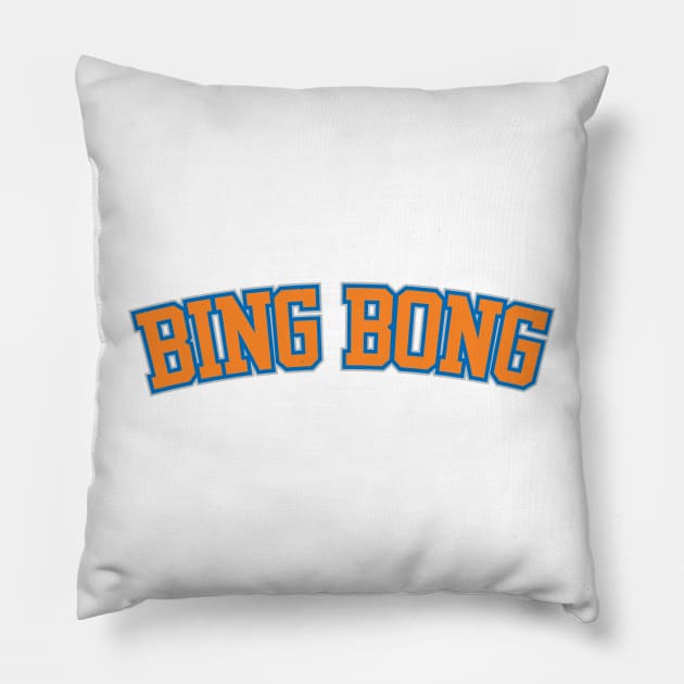 Bing Bong - New York Knicks Pillow by ny_islanders_fans