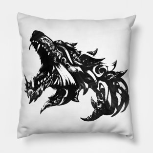 werewolf art Pillow