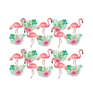 Watercolour Flamingo T-Shirt