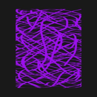 Purple abstract art string T-Shirt T-Shirt