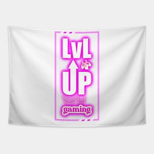 Neon Pink LvL UP Tapestry