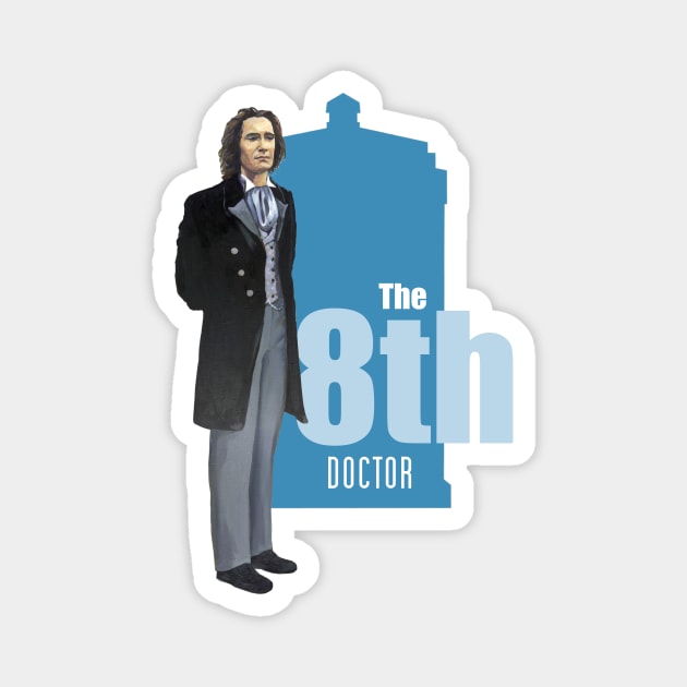 The 8th Doctor: Paul McGann Magnet by Kavatar