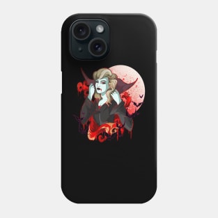 Gothic Pin Up Girl Vampire Phone Case