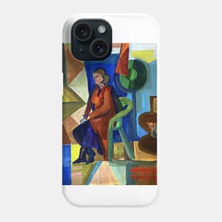 Decorative modern painting "the old one" Phone Case