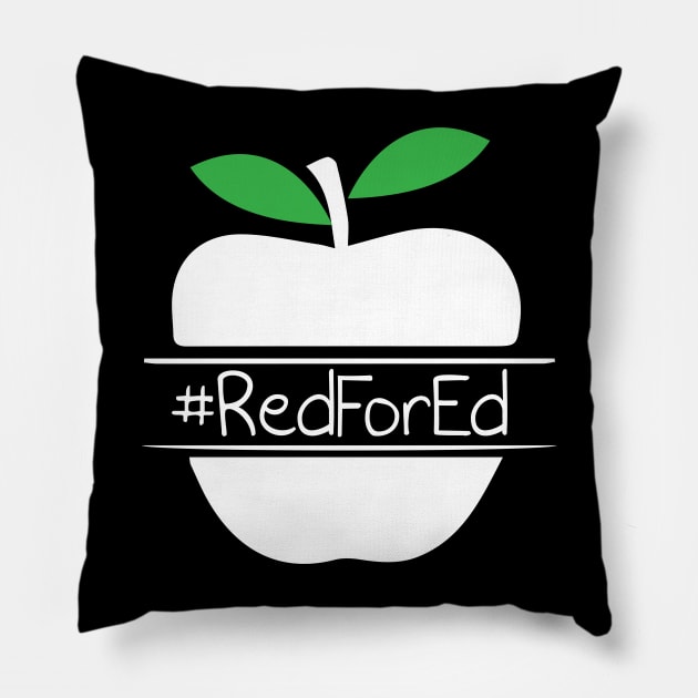 Arizona teacher protest red Pillow by aaltadel