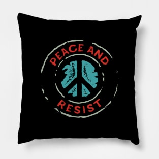 Peace and Resist - 2018 Midterm Elections Pillow