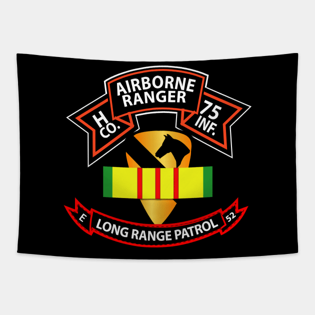 H Co 75th Ranger - 1st Cav - VN Ribbon - LRSD - 1 Tapestry by twix123844