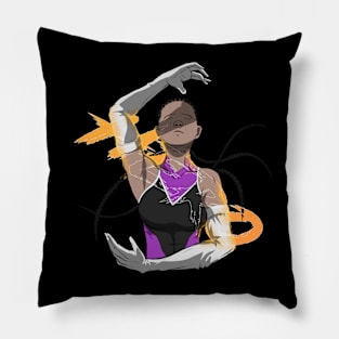 Hero Series 01 Female Graphic Pillow