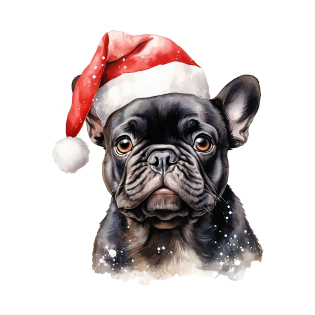 French Bulldog Christmas New Year by Bound Works