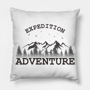 Expedition mountain Pillow