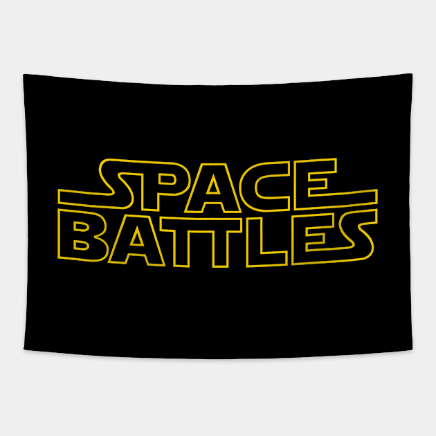 Space Battles Tapestry by tomburns