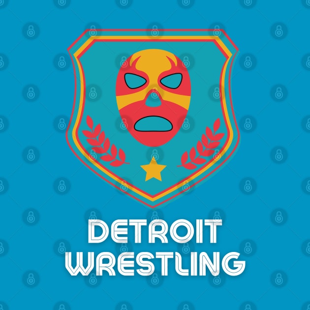 Detroit Wrestling "Slithery Teal" by DDT Shirts