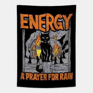 Energy - A Prayer For Rain Cat Tapestry