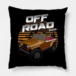 Jeep Jeepster jeep car offroad name Pillow