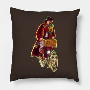 Bicycle Who ( The Doctor ) Pillow