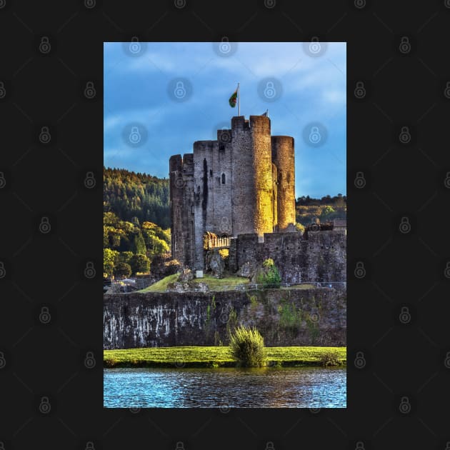 Towers Of Caerphilly Castle Gatehouse by IanWL