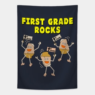 First Grade Rocks Tapestry