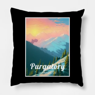 Purgatory Durango Colorado ski Pillow