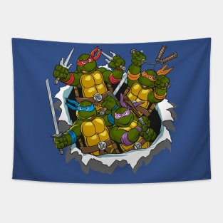 They are the amazing and incredible Teenage Mutant Ninja Turtles Tapestry