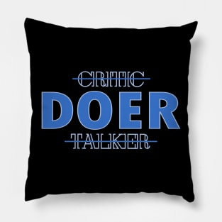 critic DOER talker Pillow