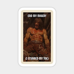 END MY MISERY - DARK FANTASY ART STYLE Magnet