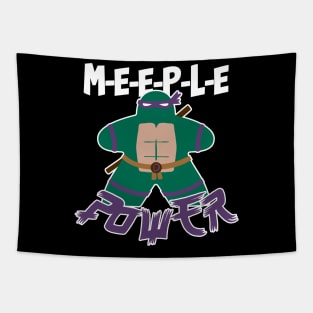 Meeple Power - Turtle Power Tapestry